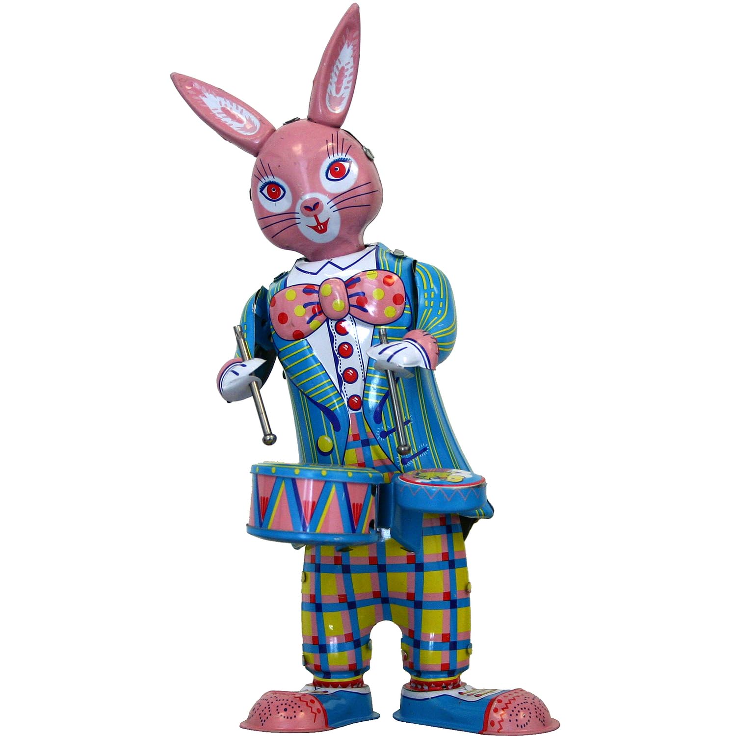 TIN WINDUP BUNNY DRUMR EACH