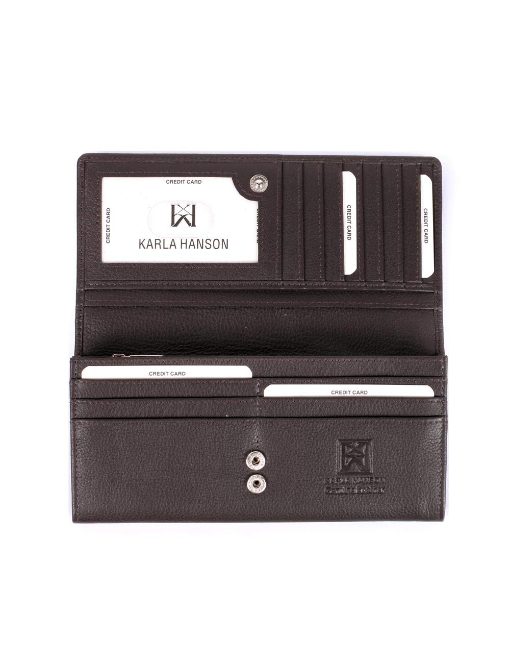 Karla Hanson Ingrid RFID Blocking Womens Continental Leather Wallet