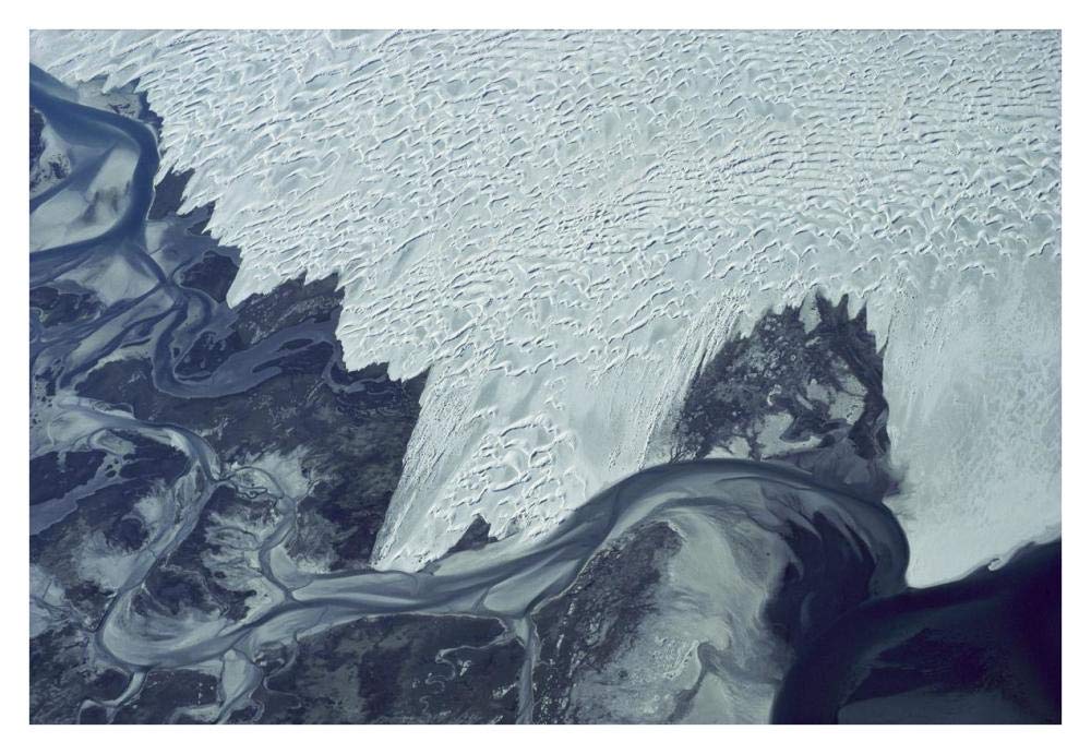 Guerrero Negro dunes, aerial view, Baja California, Mexico-Paper Art-38x26”