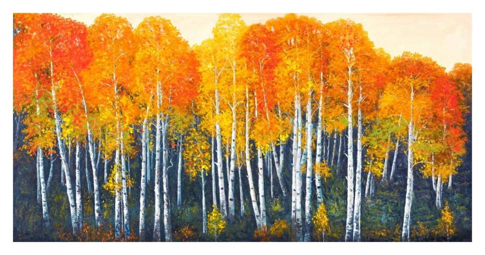 Bosco dautunno-Paper Art-38x20”