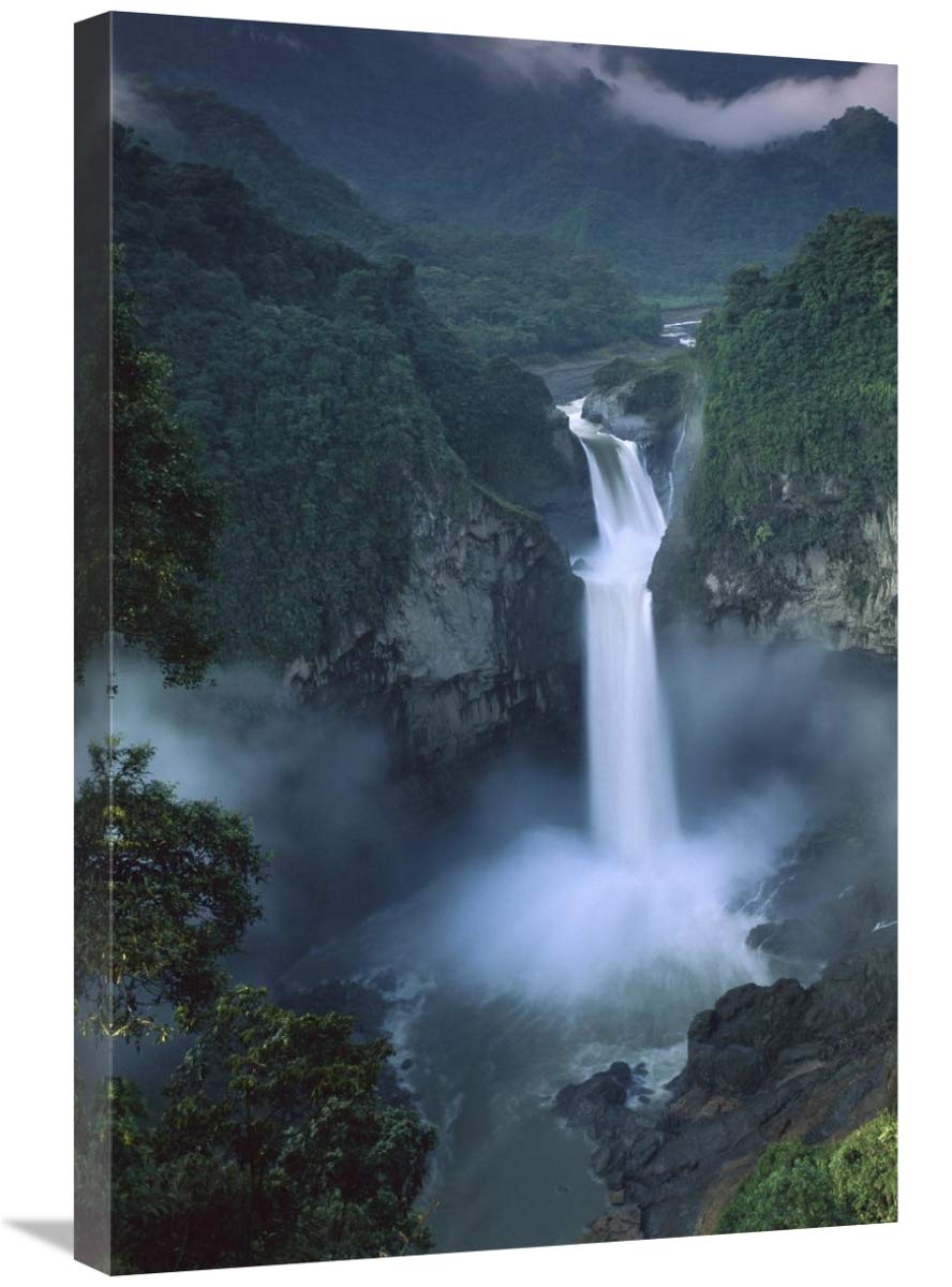San Rafael or Coca Falls on the Quijos River, Amazon, Ecuador-Canvas Art-20x30”
