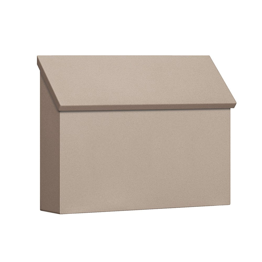 Traditional Mailbox - Standard - Horizontal Style - Beige