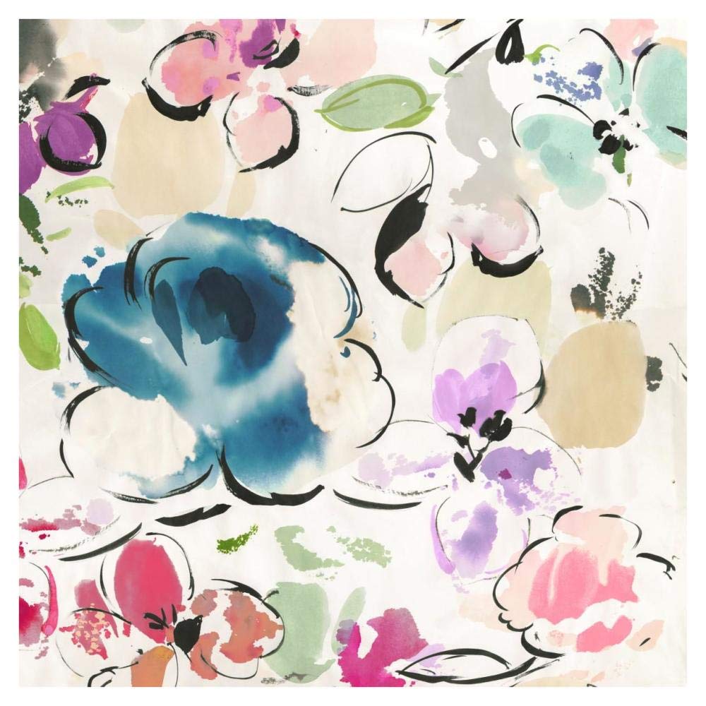 Floral Funk I-Paper Art-38x38”