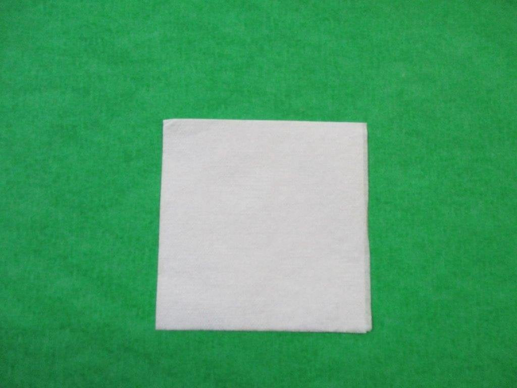 9x9 1ply White Beverage Napkin