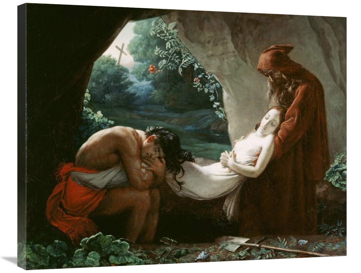 Burial of Atala-Canvas Art-35x28”