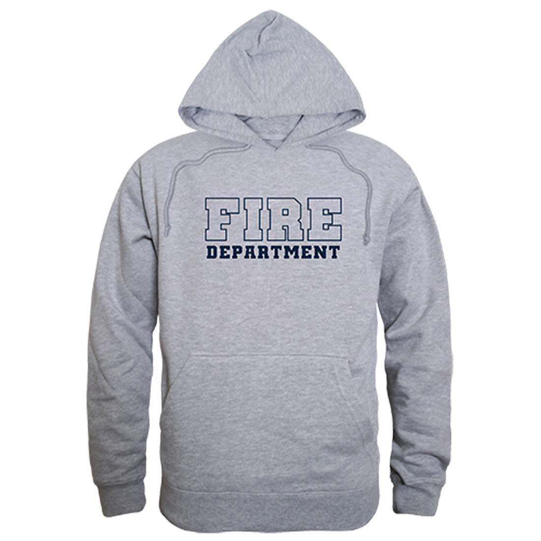 Graphic Pullover, Fire Dep, H.Grey, XL