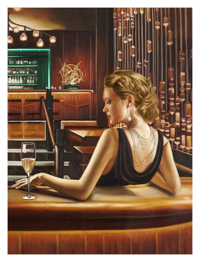 Night Out II-Paper Art-14x18”
