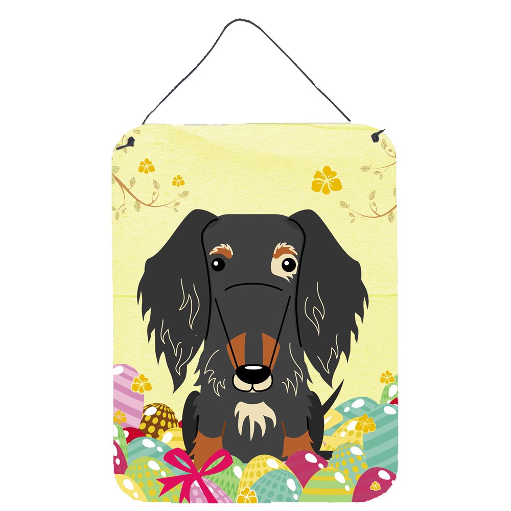 Easter Eggs Design with Dog Wall or Door Hanging Prints