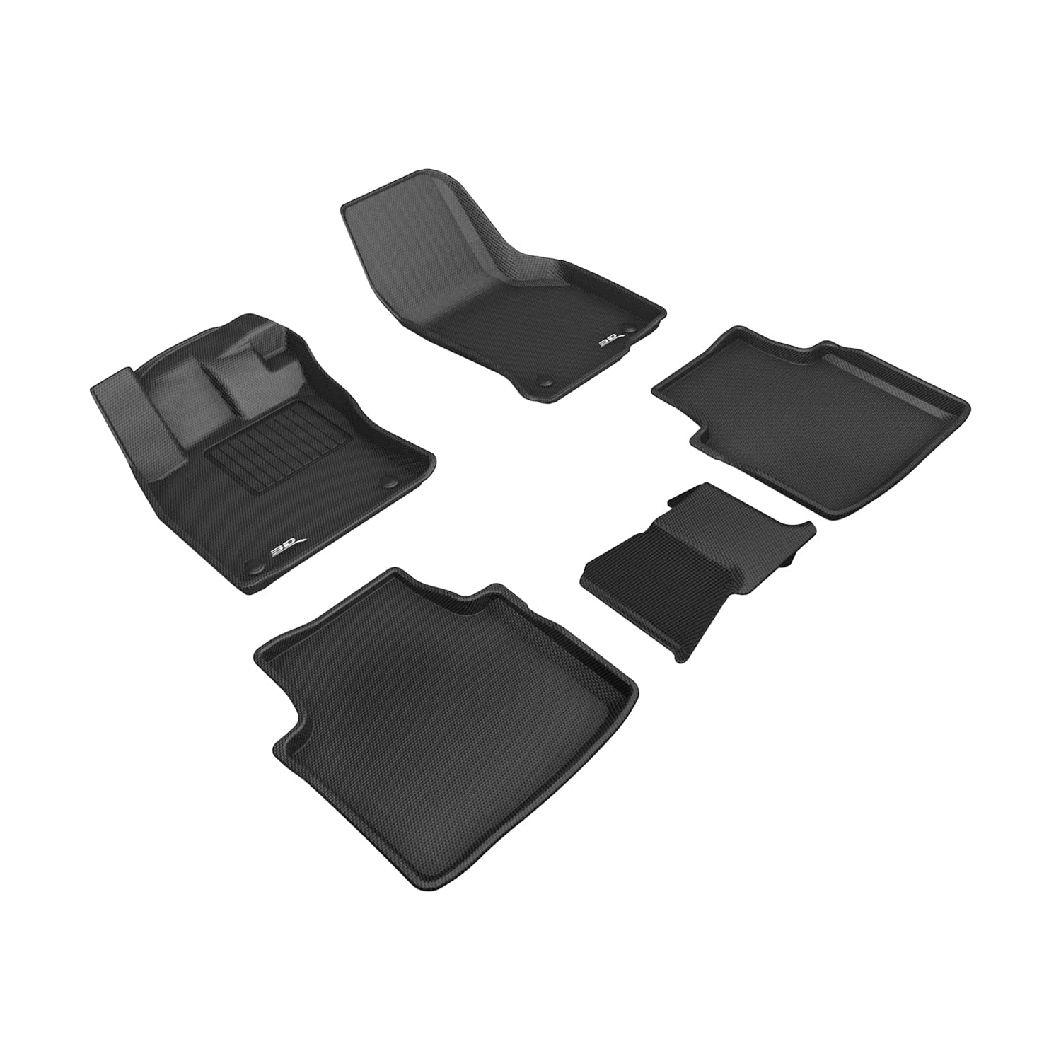 3D MAXpider Compatible with VOLKSWAGEN ARTEON 2019-2023 KAGU BLACK R1 R2