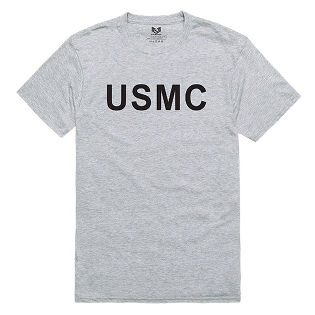 Relaxed Graphic Ts, USMC, H.Grey, S