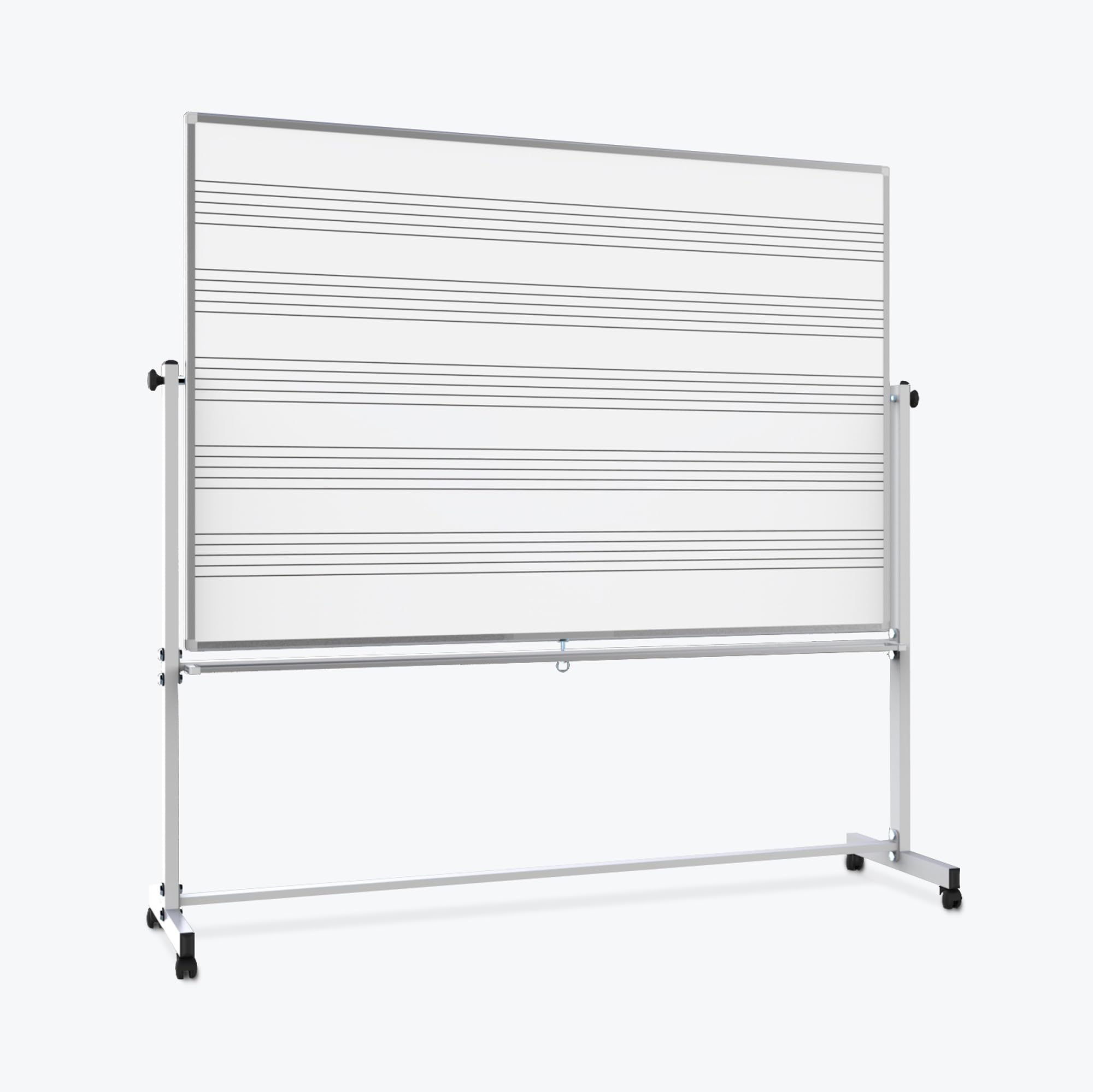 Luxor MB7248MW 72 x 48 Mobile Music Whiteboard/Whiteboard