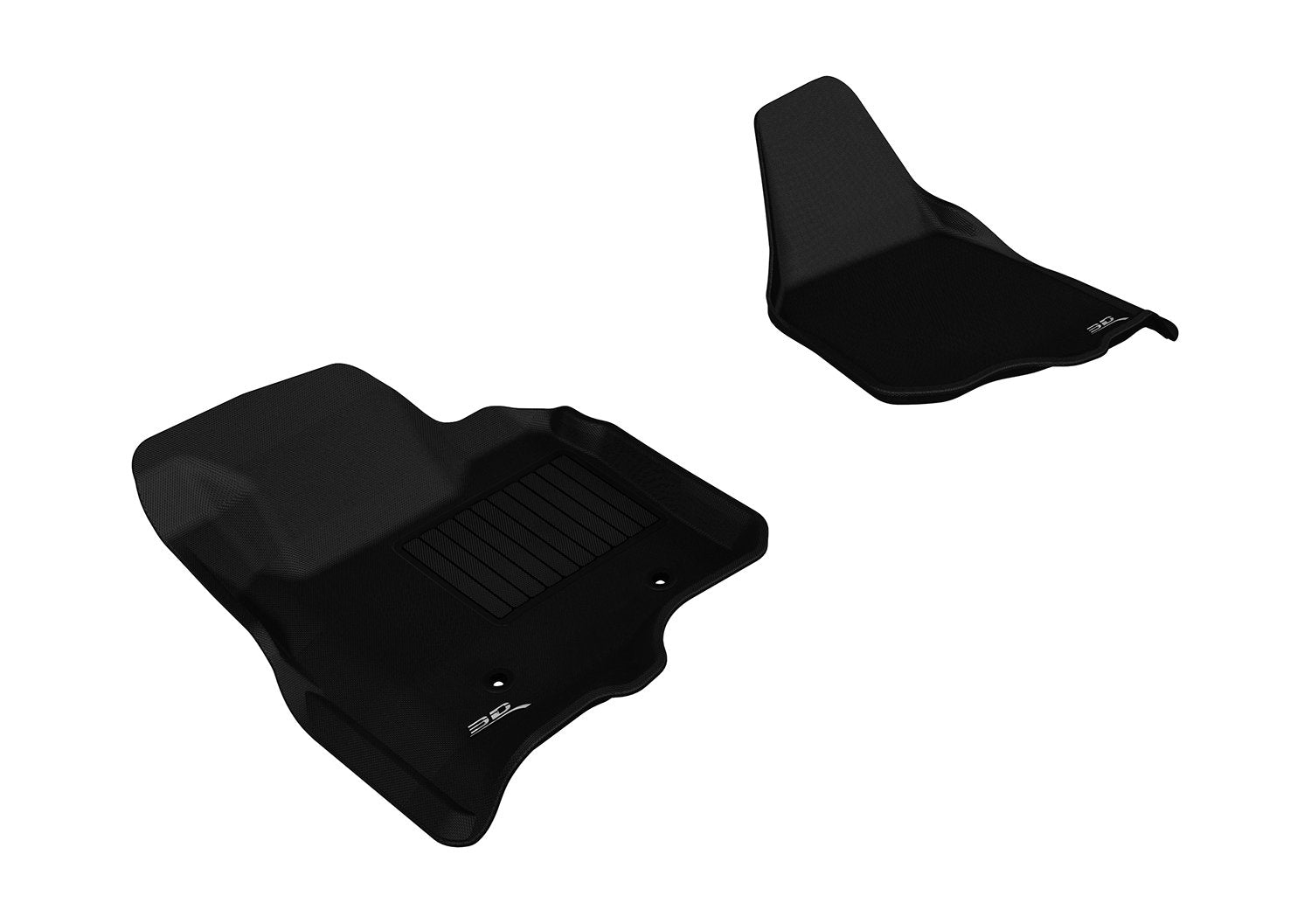 3D MAXpider FORD F-250/ 350/ 450 2011-2012 SUPERCAB/ SUPERCREW KAGU BLACK R1 (NOT FIT 4X4 M/T FLOOR SHIFTER)