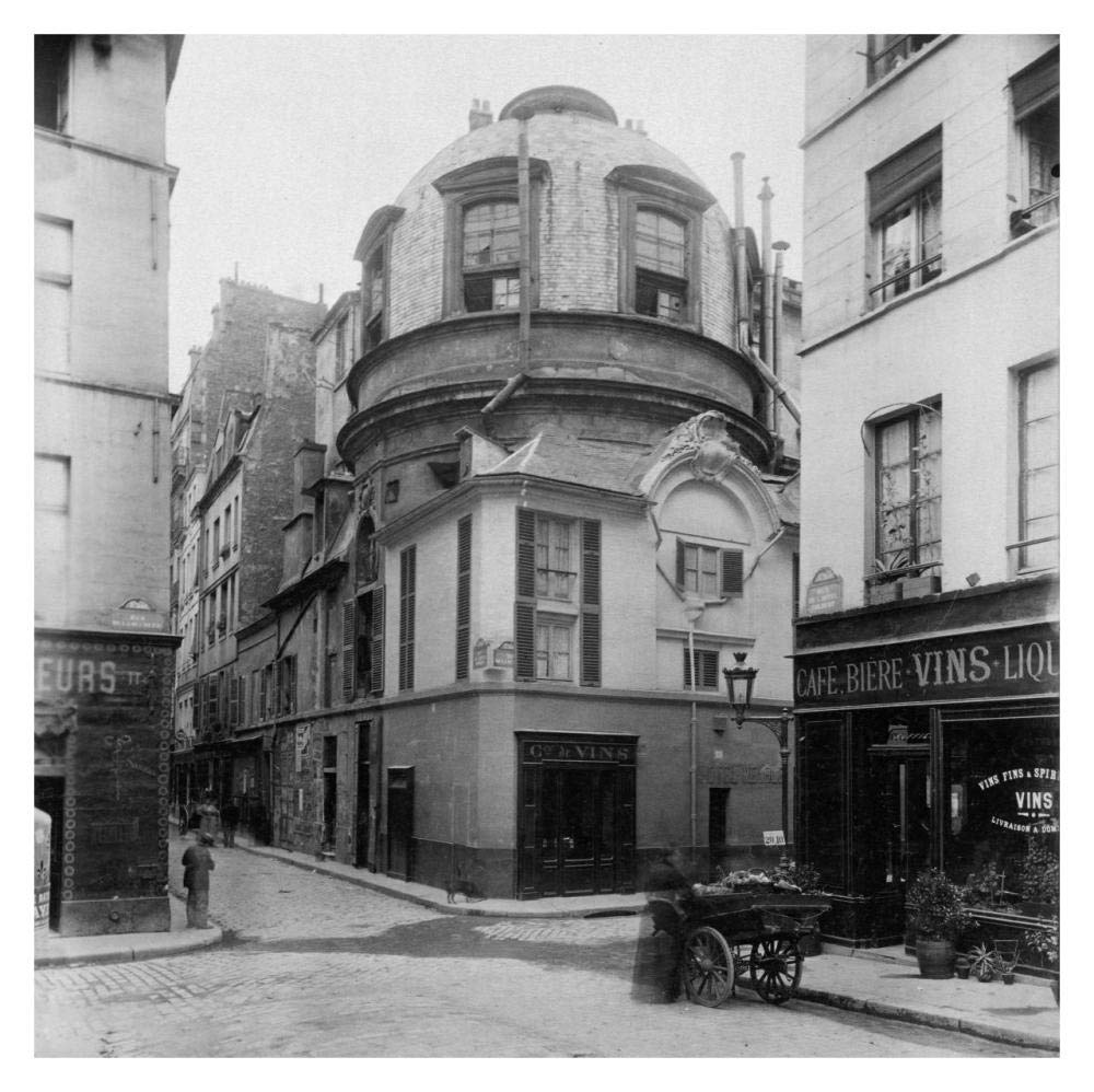 Paris, 1898 - The Old School of Medicine, rue de la Bcherie-Paper Art-32x32”