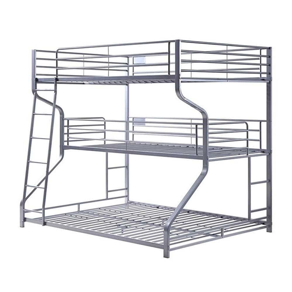 Triple Bunk Bed - T/F/Q Silver