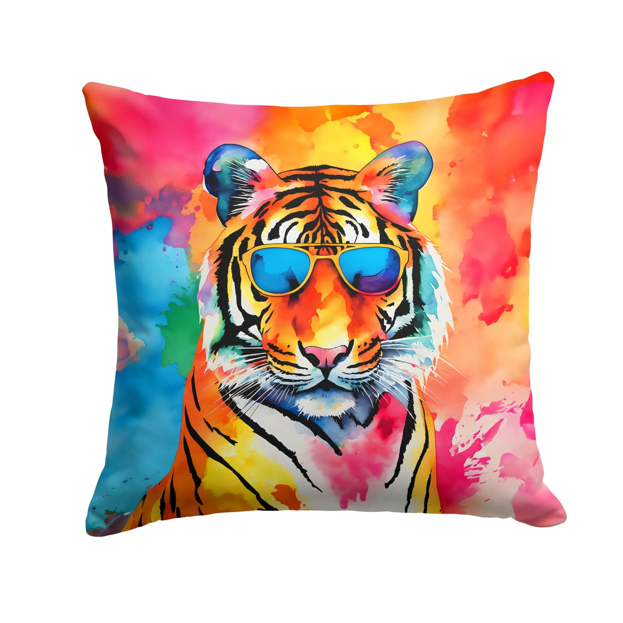 Hippie Animal Bengal Tiger Throw Pillow