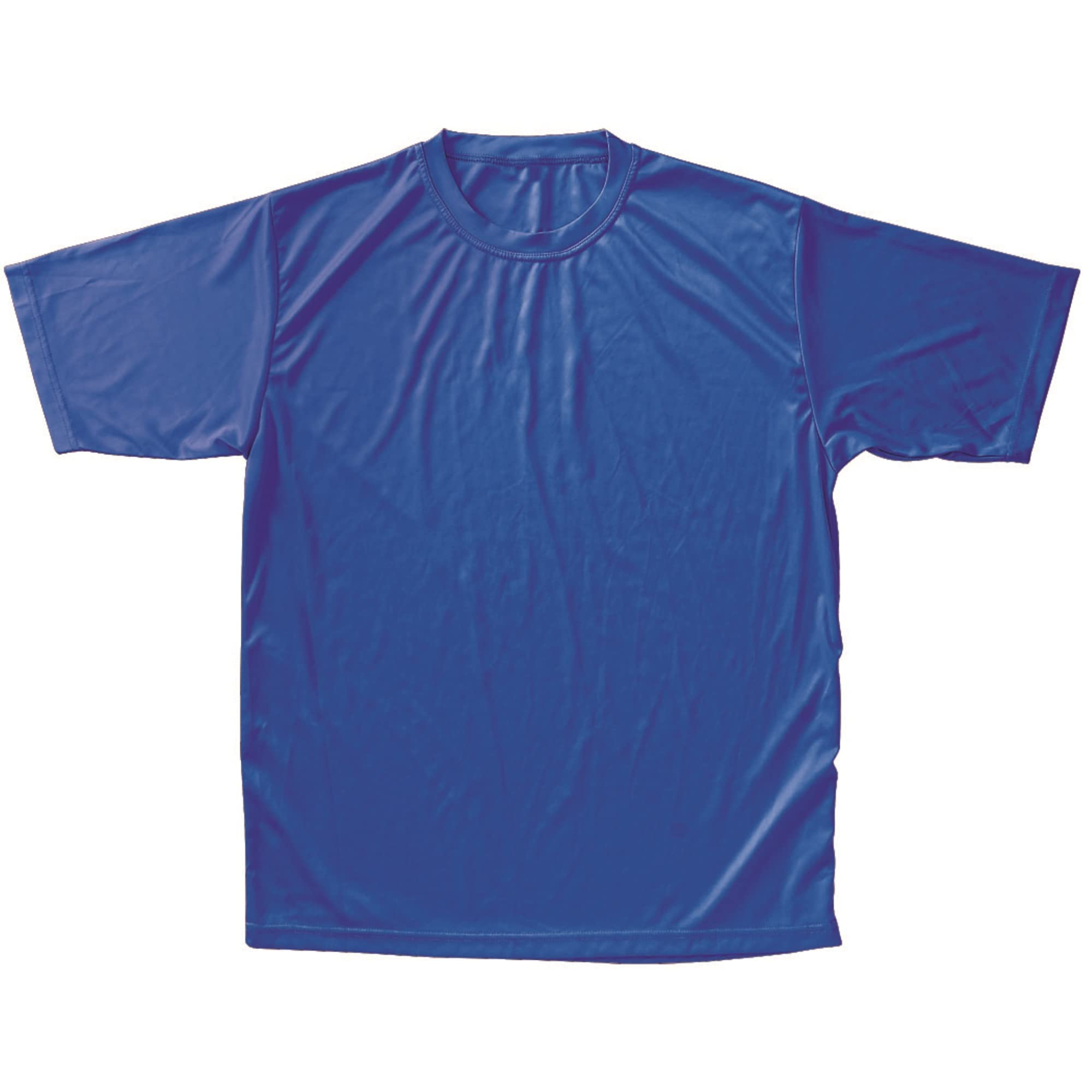 T-SHIRT, MOISTURE MANAGEMENT- ADULT-ROYAL-S