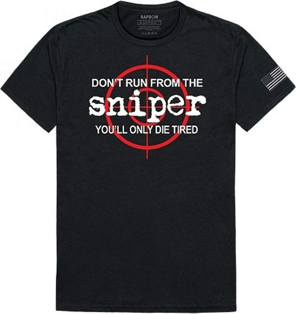 Tactical Graphic T, Sniper, Black, S