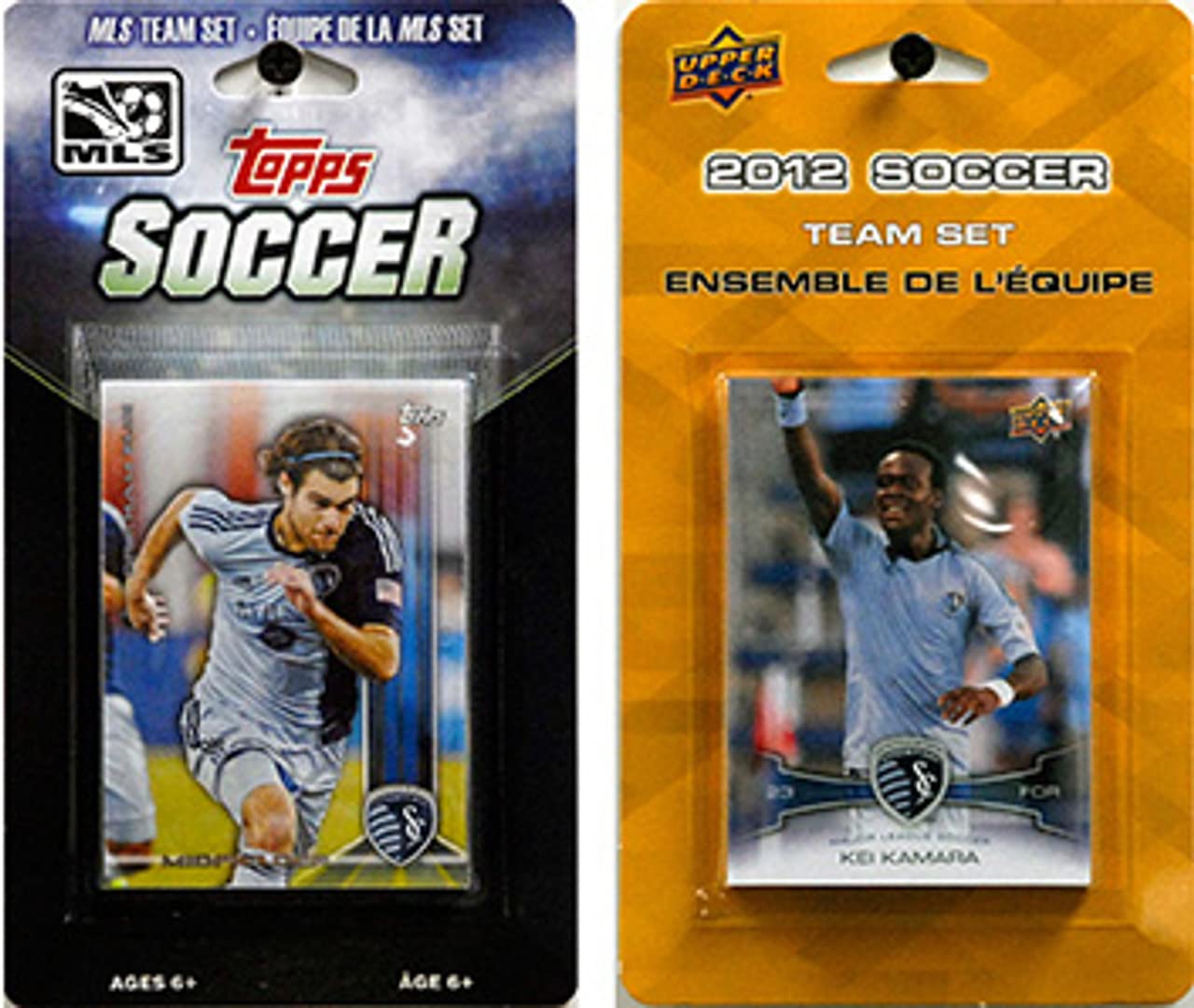 MLS Sporting Kansas City 2 Different Licensed Trading Card Team Sets