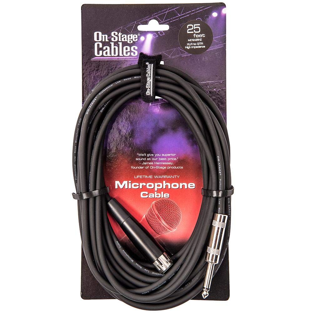 Hi-Z Microphone Cable (25, XLR-QTR)