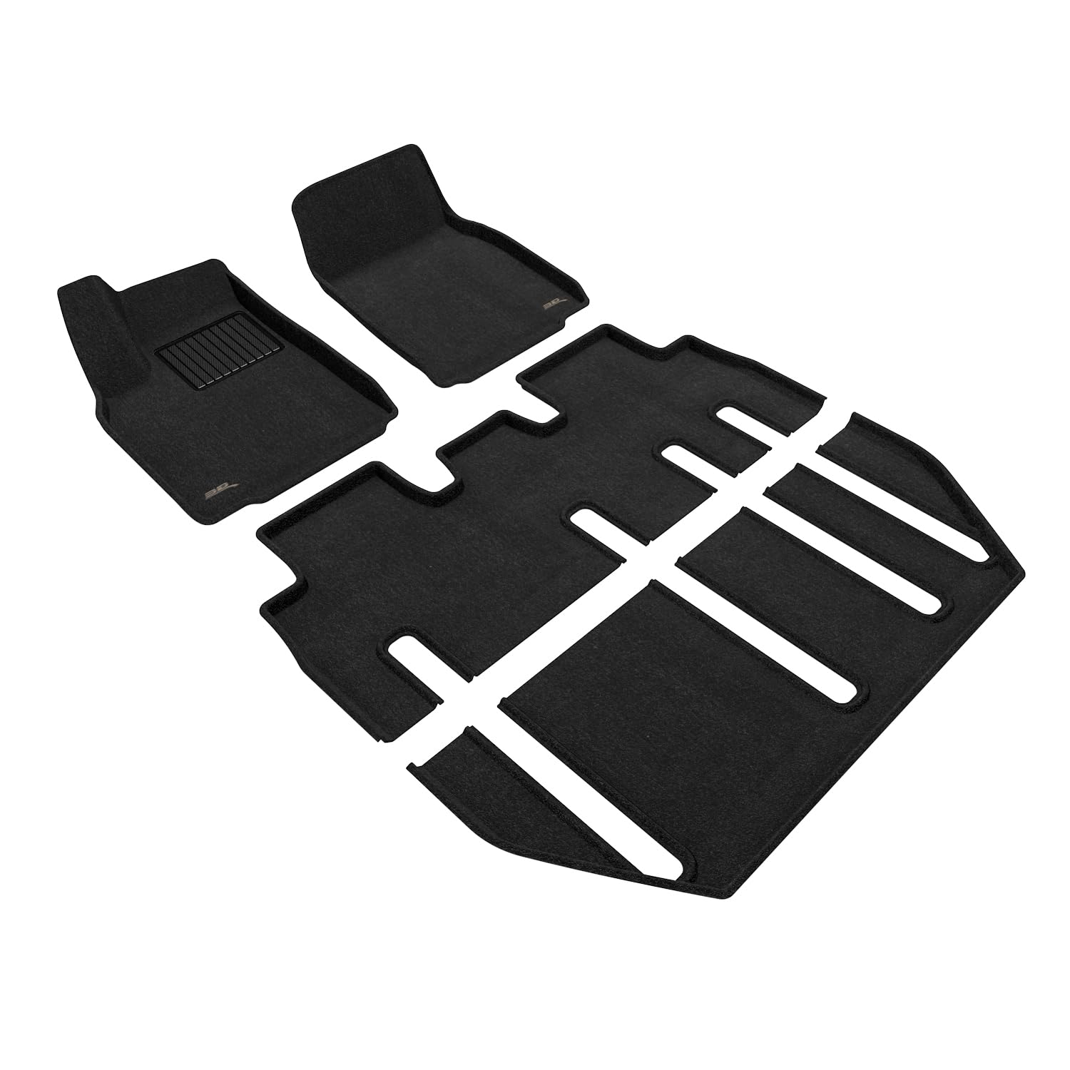 3D MAXpider Compatible with TESLA MODEL X 7-SEAT 2022-2026 ELEGANT BLACK R1 R2 R3