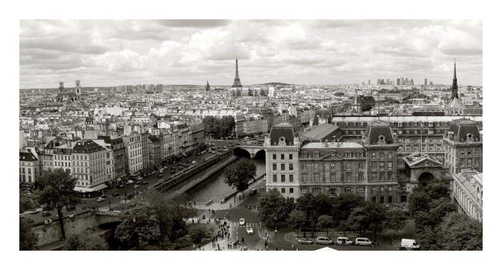 Paris Panorama-Paper Art-26x14”