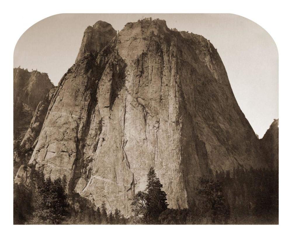 Cathedral Rock - Yosemite, California, 1861-Paper Art-22x18”