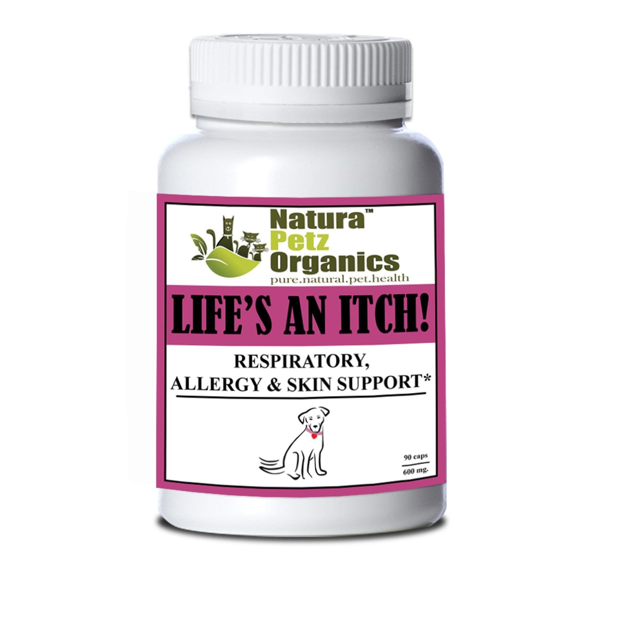 LifeS An Itch Capsules - Respiratory, Allergy & Skin Support* Capsules For Dogs & Cats*
