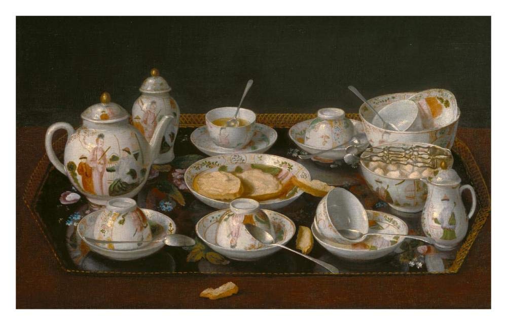 Still Life: Tea Set-Paper Art-32x21”