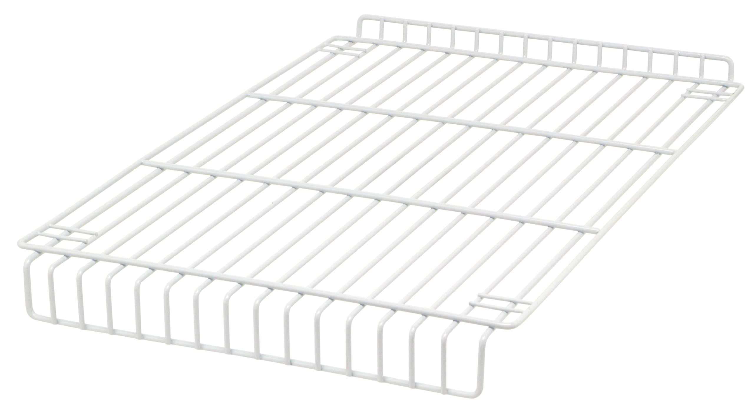 Partition Store, flat shelf, white finish