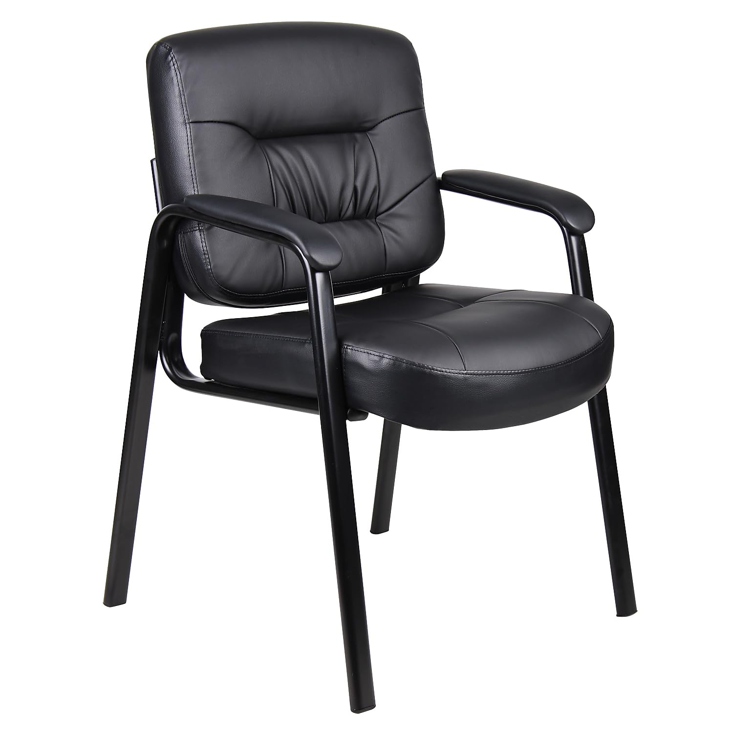 Boss Executive Mid Back Leatherplus Guest Chair