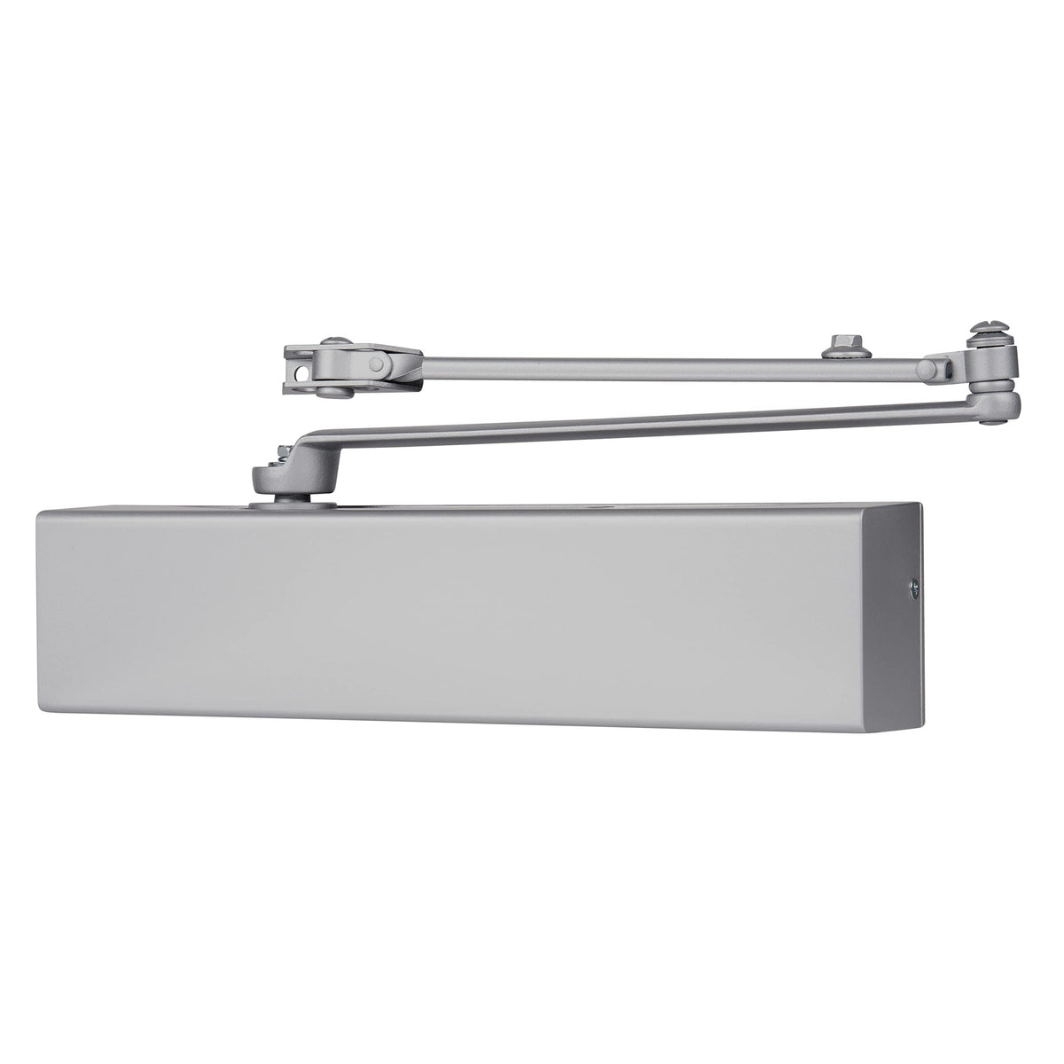 Brinks Commercial - Heavy Duty All-In-One Commercial Door Closer, Aluminum Finish - Adjustable From Size 1 To Size 5 With A 180-
