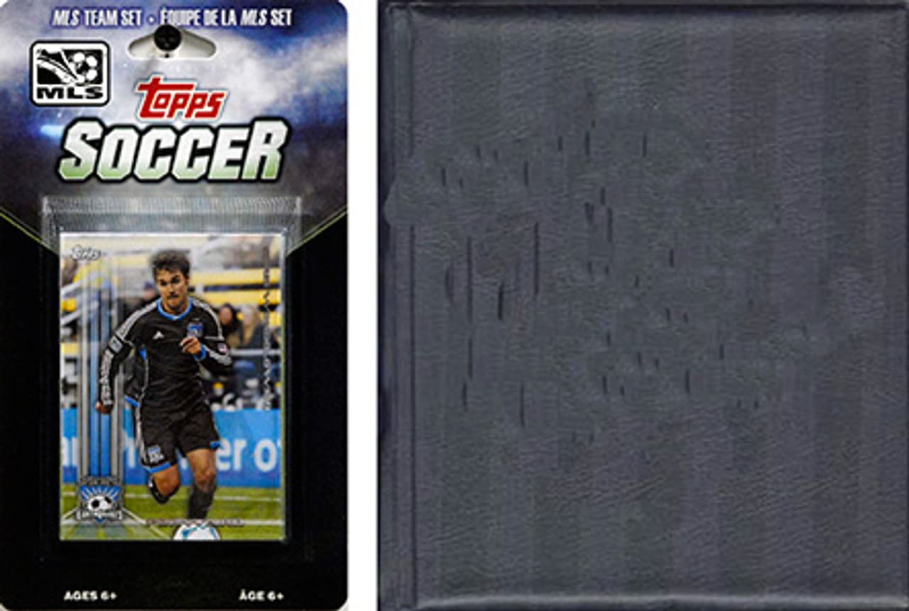 MLS San Jose Earthquakes Licensed 2013 Topps Team Set and Storage Album