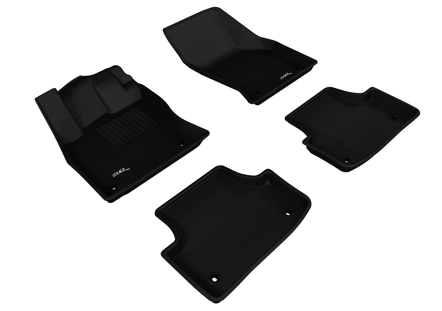 3D MAXpider AUDI A3 / S3 SEDAN 2015-2020 / A3 SPORTBACK E-TRON 2016-2019 / RS3 2017-2020 KAGU BLACK R1 R2
