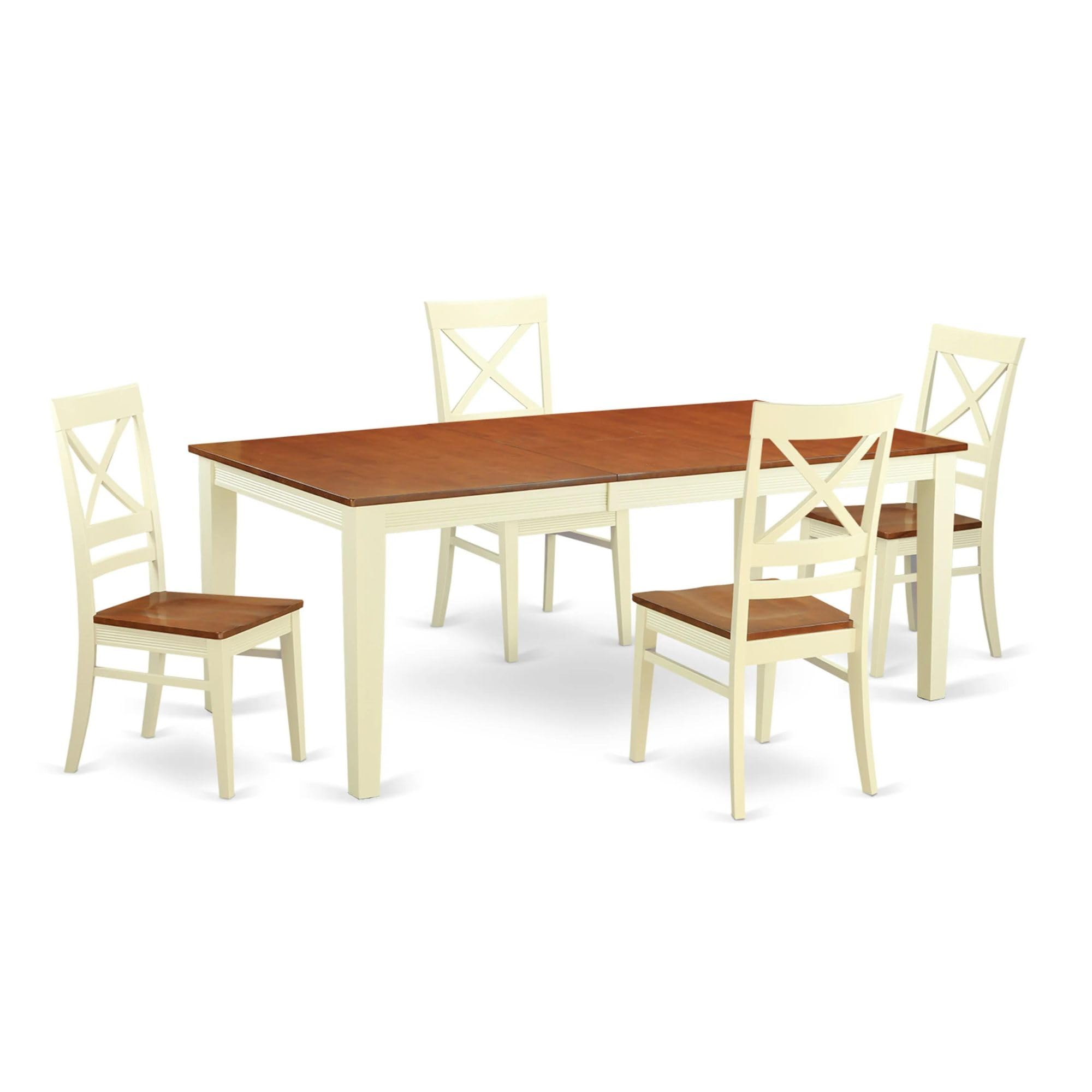 5  Pc  Dining  room  set-Table  and  4  Dining  Chairs