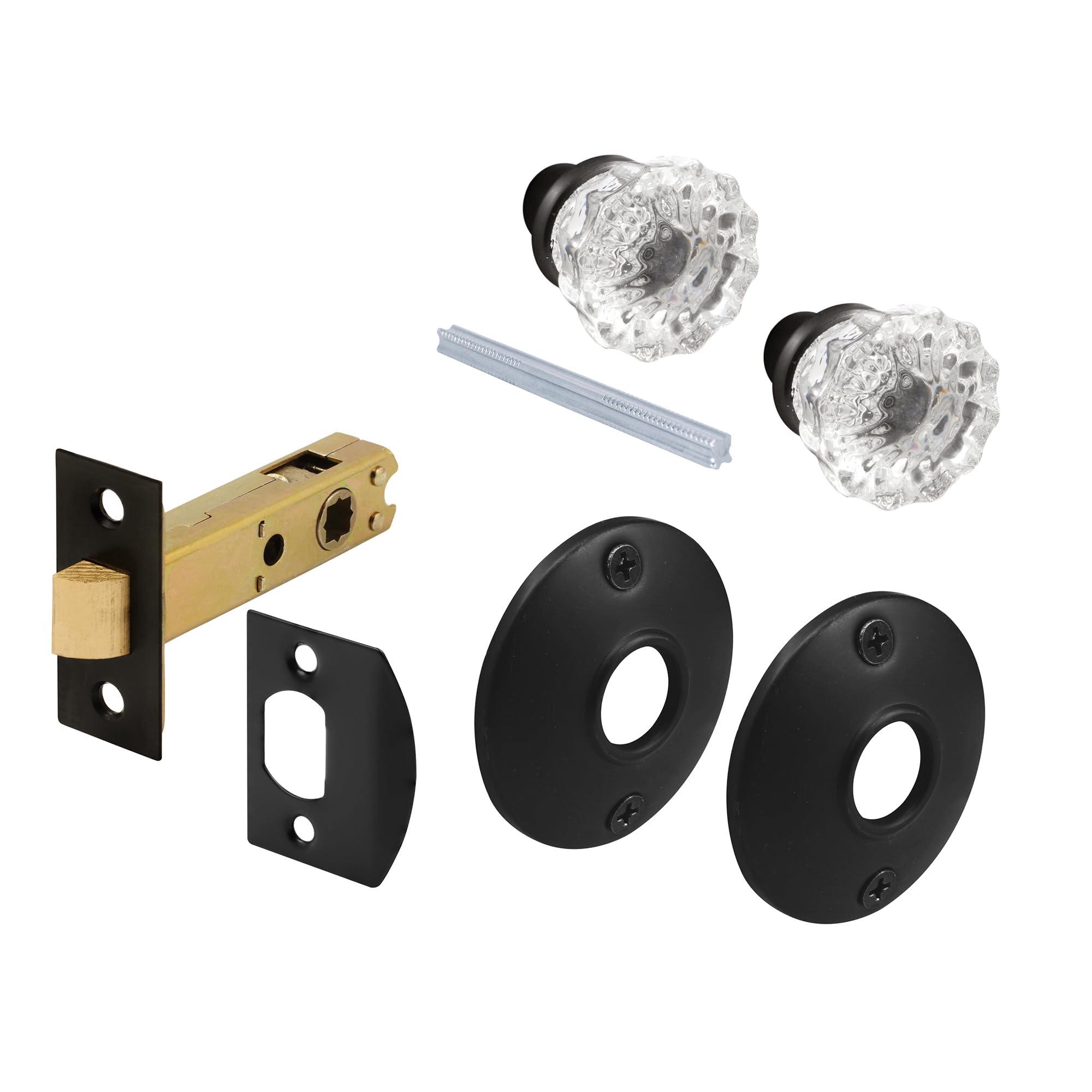 Prime-Line Passage Door Knob Right or Left Handed, (Pack of 1)
