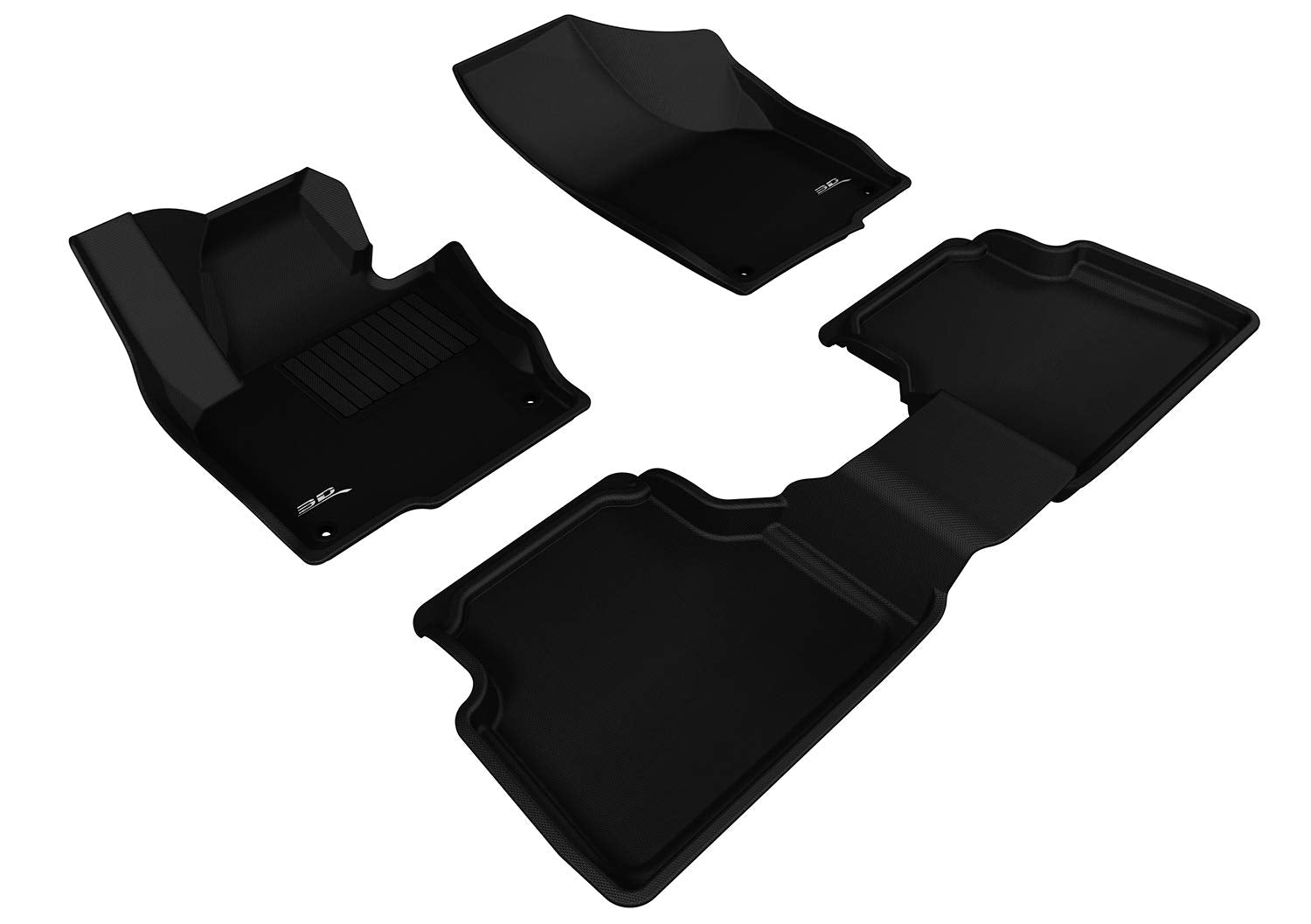 3D MAXpider VOLKSWAGEN TIGUAN 2009-2017 / TIGUAN LIMITED 2018-2019 KAGU BLACK R1 R2