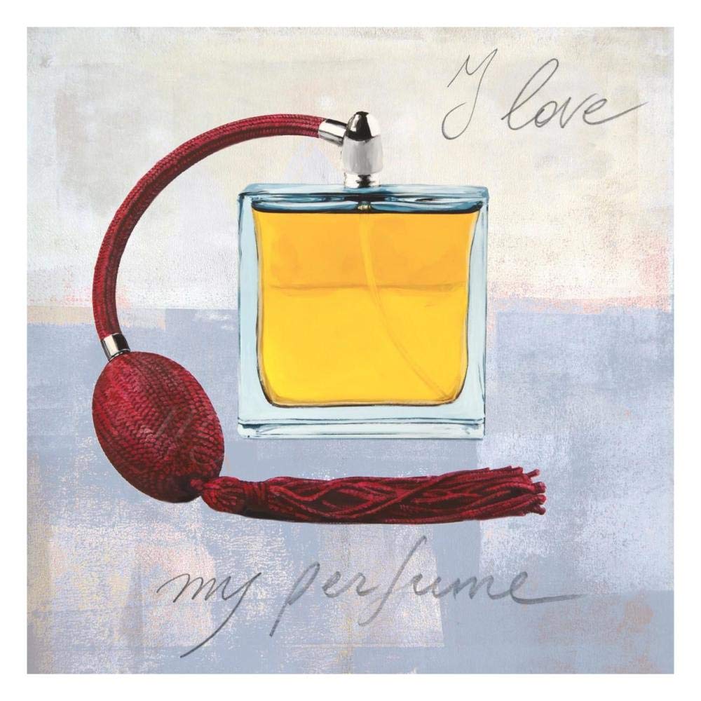 I Love my Perfume-Paper Art-26x26”