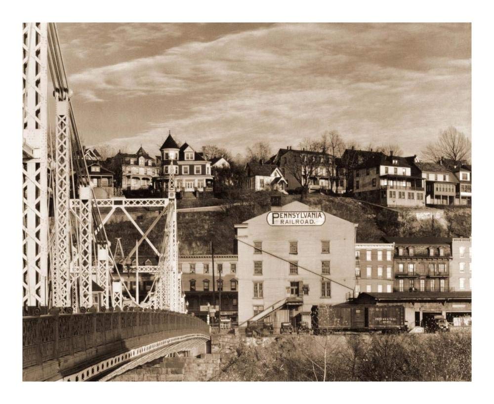 Part of Phillipsburg, New Jersey, 1935-Paper Art-22x18”