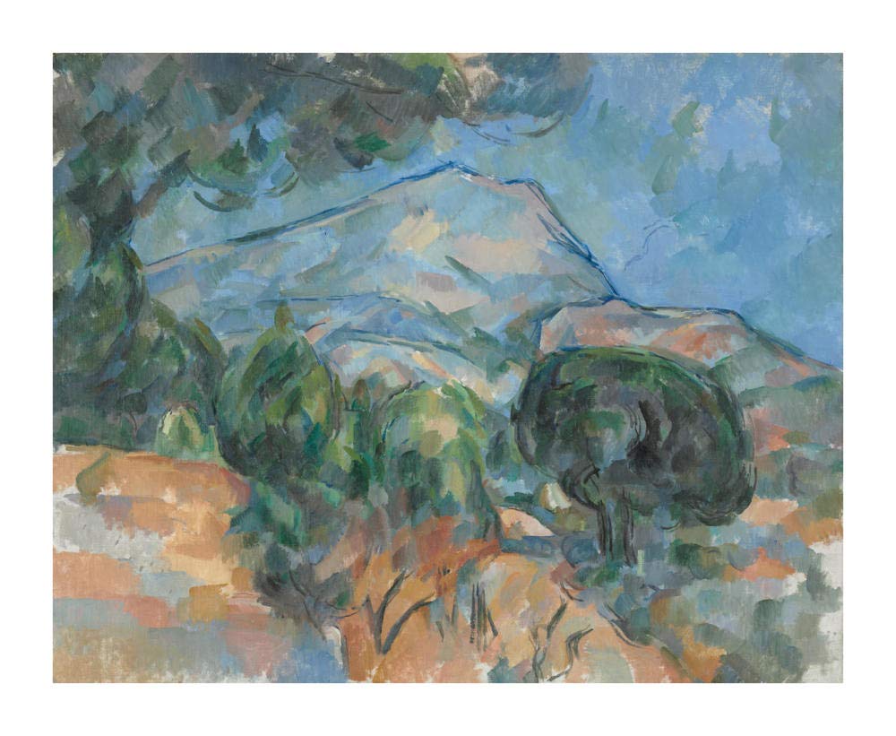 Mount Sainte-Victoire, c. 1904-Paper Art-32x26”
