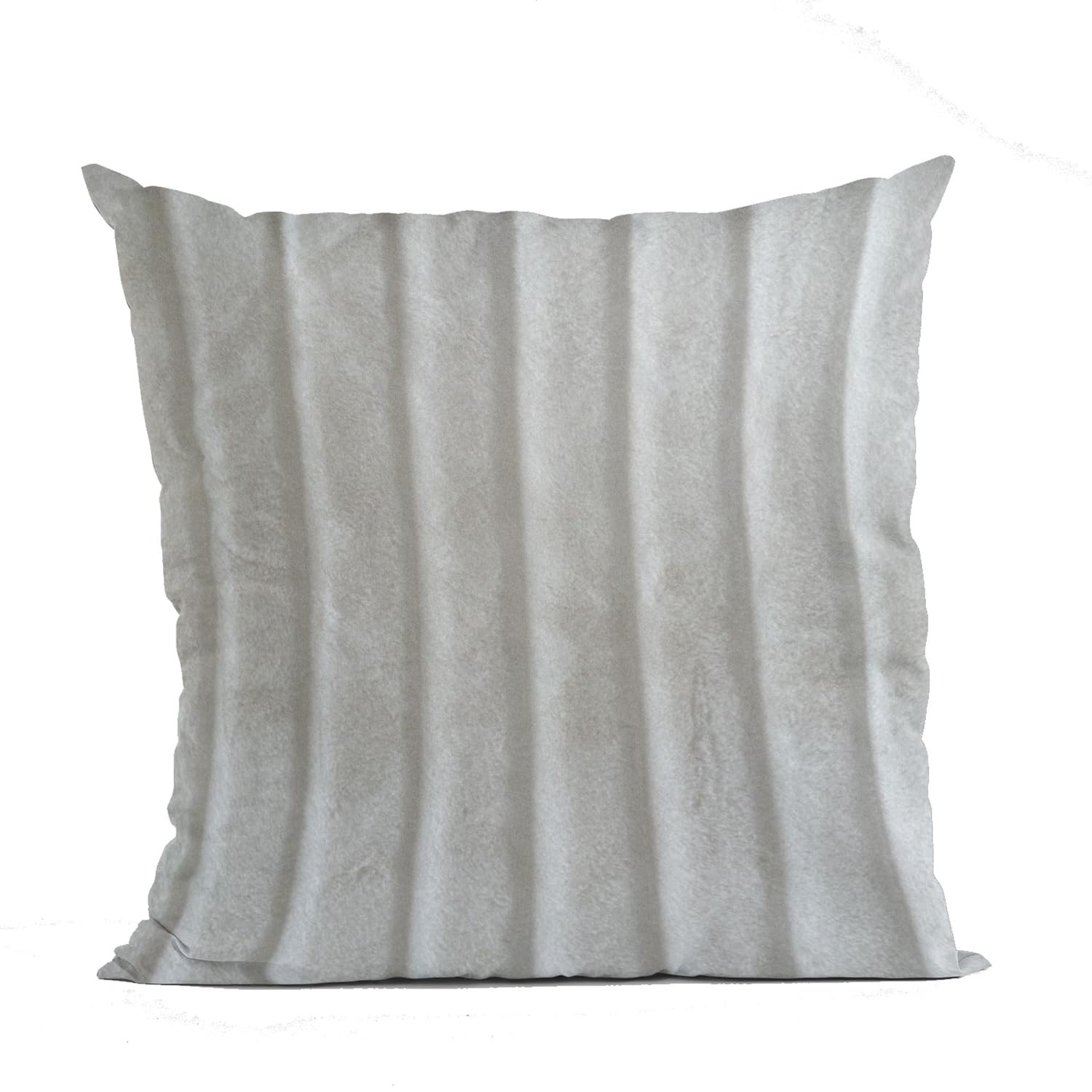 Plutus Off White Soft Snow Animal Faux Fur Luxury Throw Pillow - Double sided  20 x 36” King