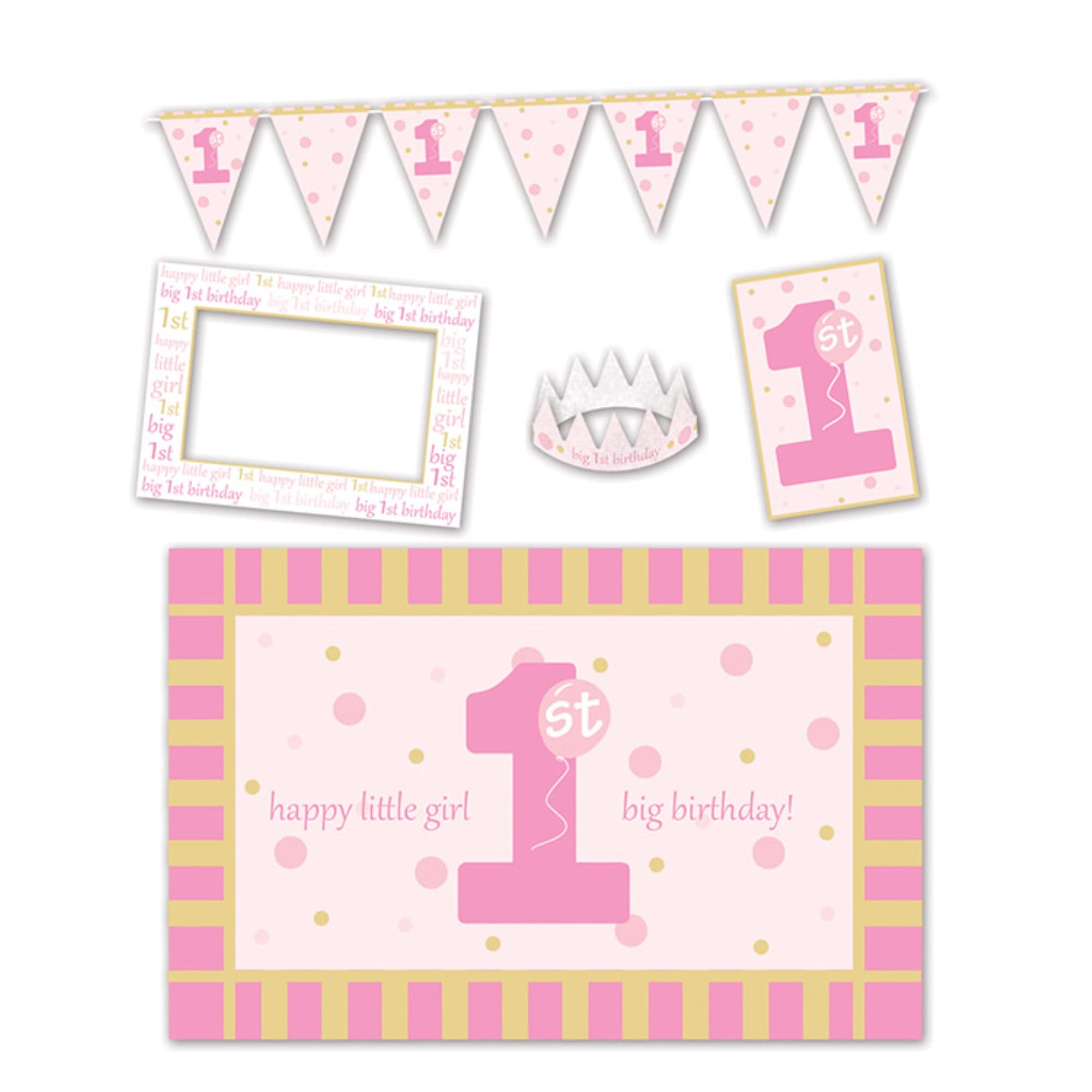 1st Birthday High Chair Decorating Kit