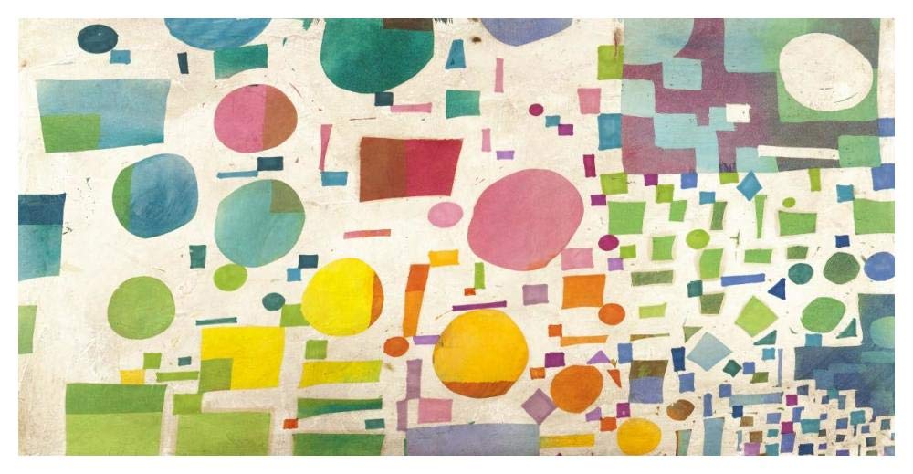 Multicolor Pattern I-Paper Art-50x26”