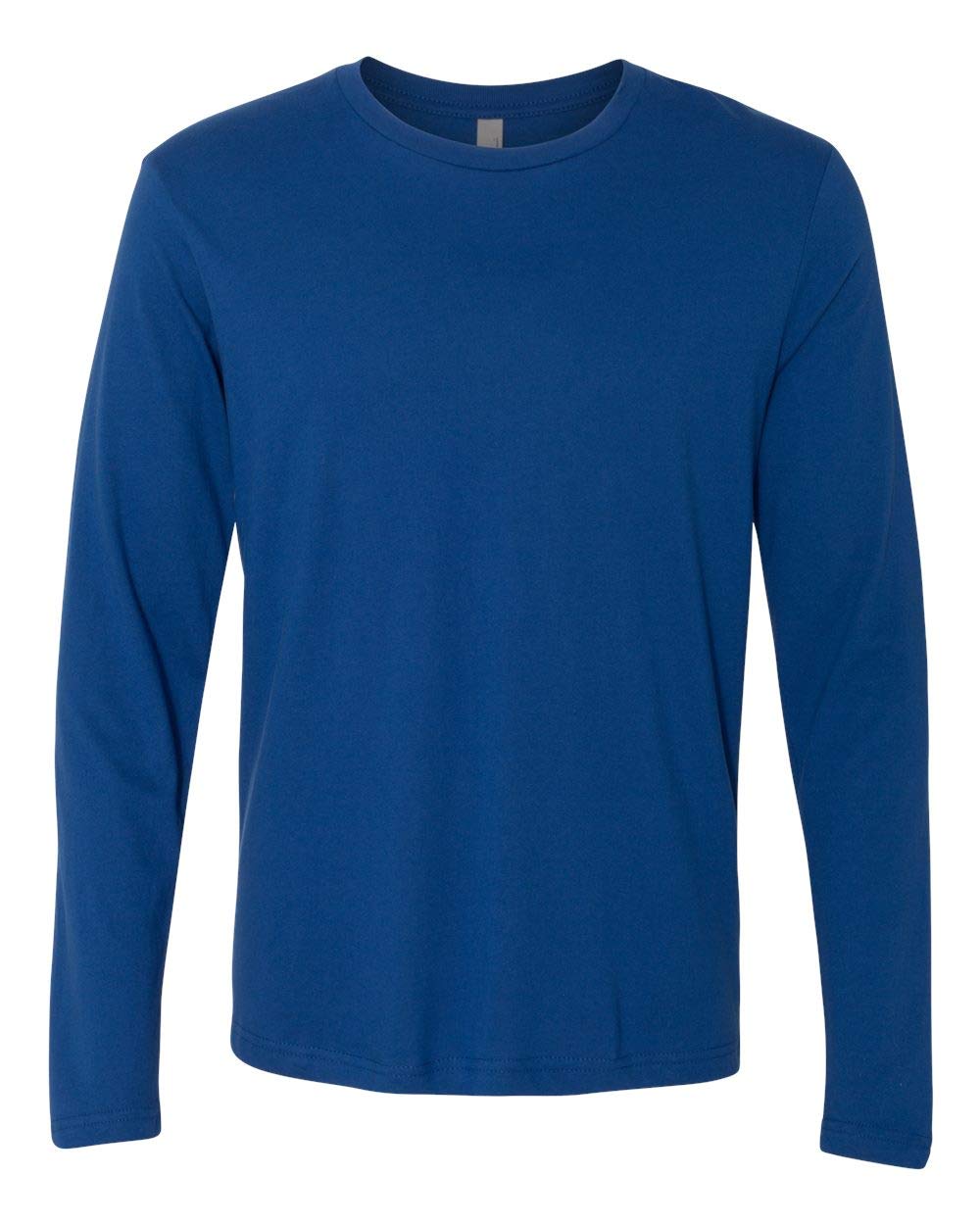 Next Level Cotton Long Sleeve Crew - Royal, M