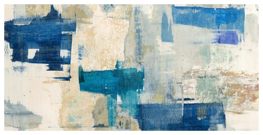 Rhapsody in Blue-Paper Art-62x32”