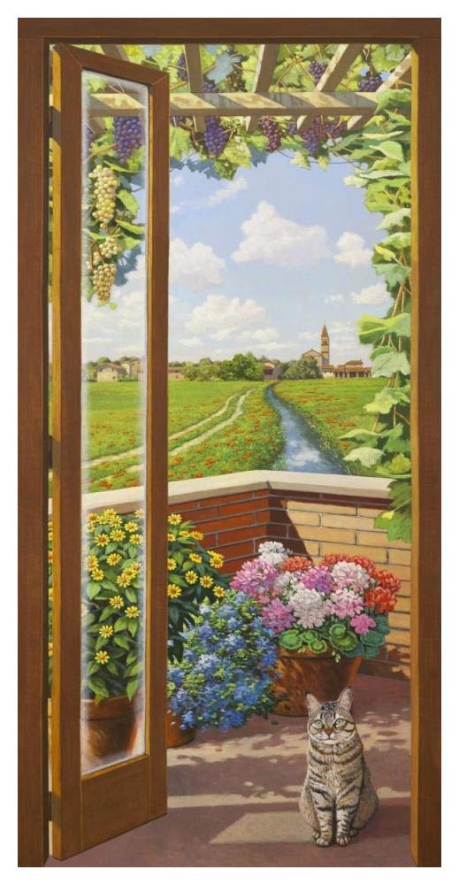 Finestra sulla campagna-Paper Art-26x50”