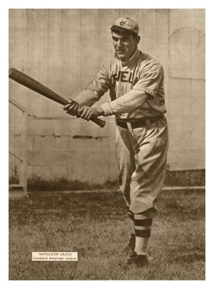 Napoleon Lajoie, Cleveland American League, 1880-Paper Art-26x34”