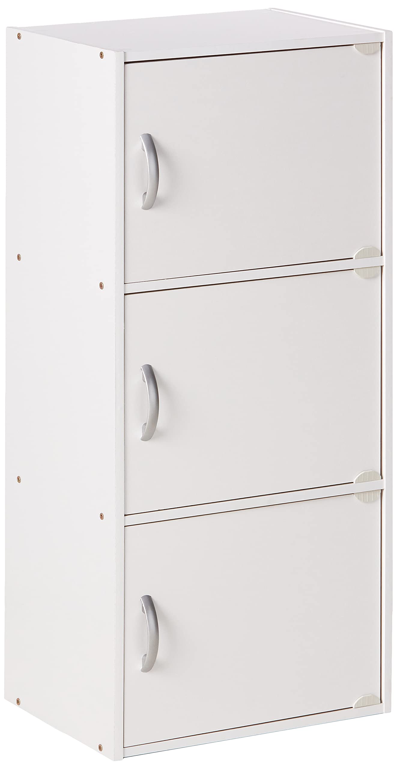 Hodedah Import Bookcase, White