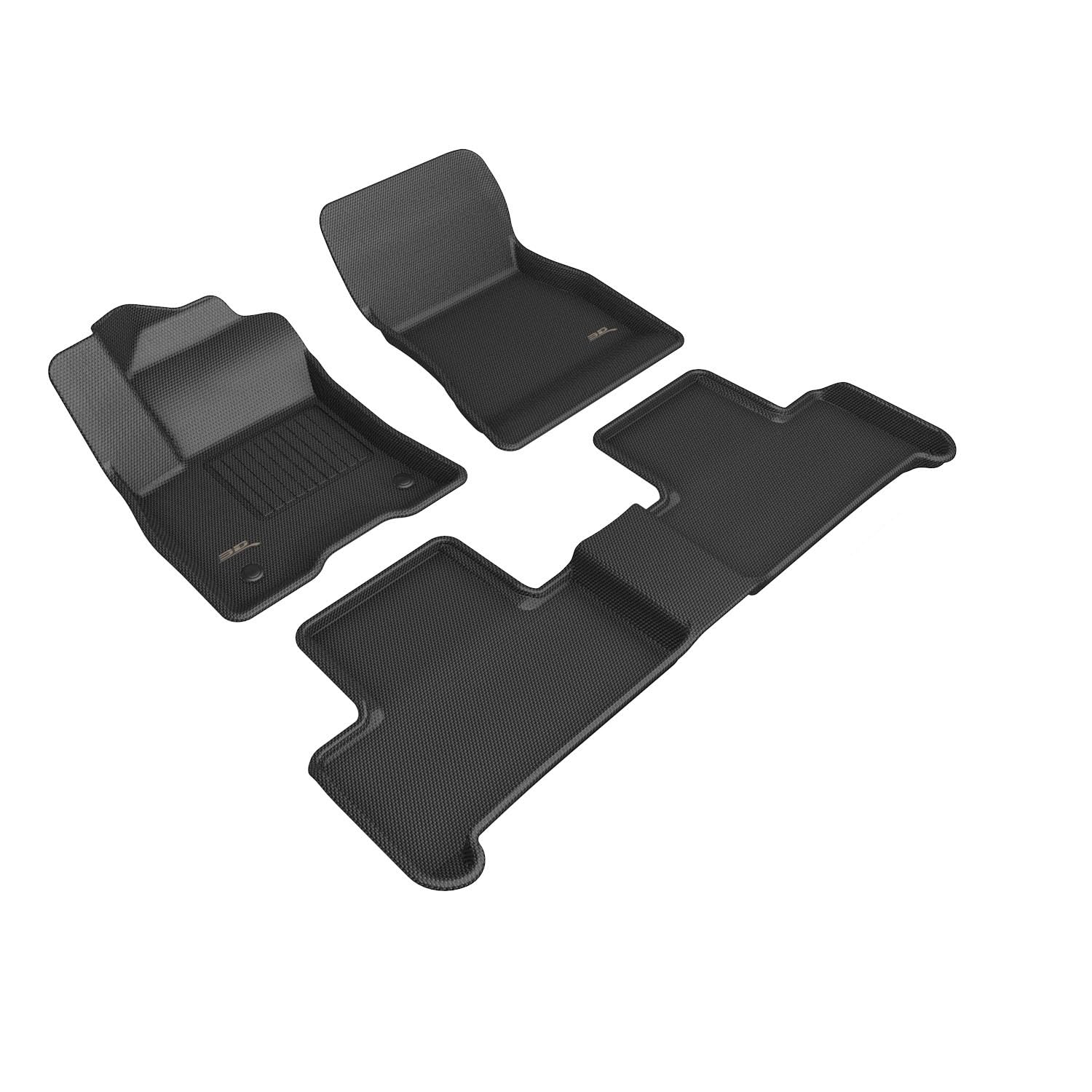 3D MAXpider Compatible with MERCEDES-BENZ EQB 5-SEAT (X243) 2022-2026 KAGU BLACK R1 R2