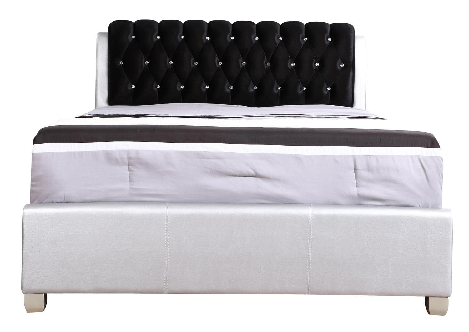 Marilla Silver King Panel Beds