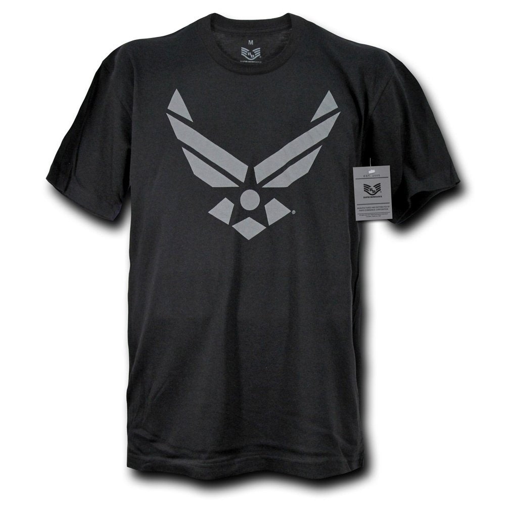 30 Single Tee, US AirForce 3, Black,L
